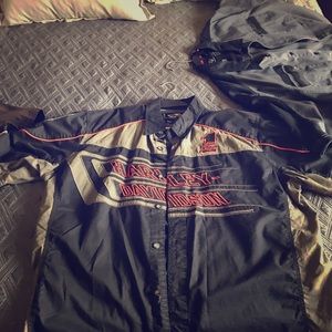 Harley Davidson Button Up